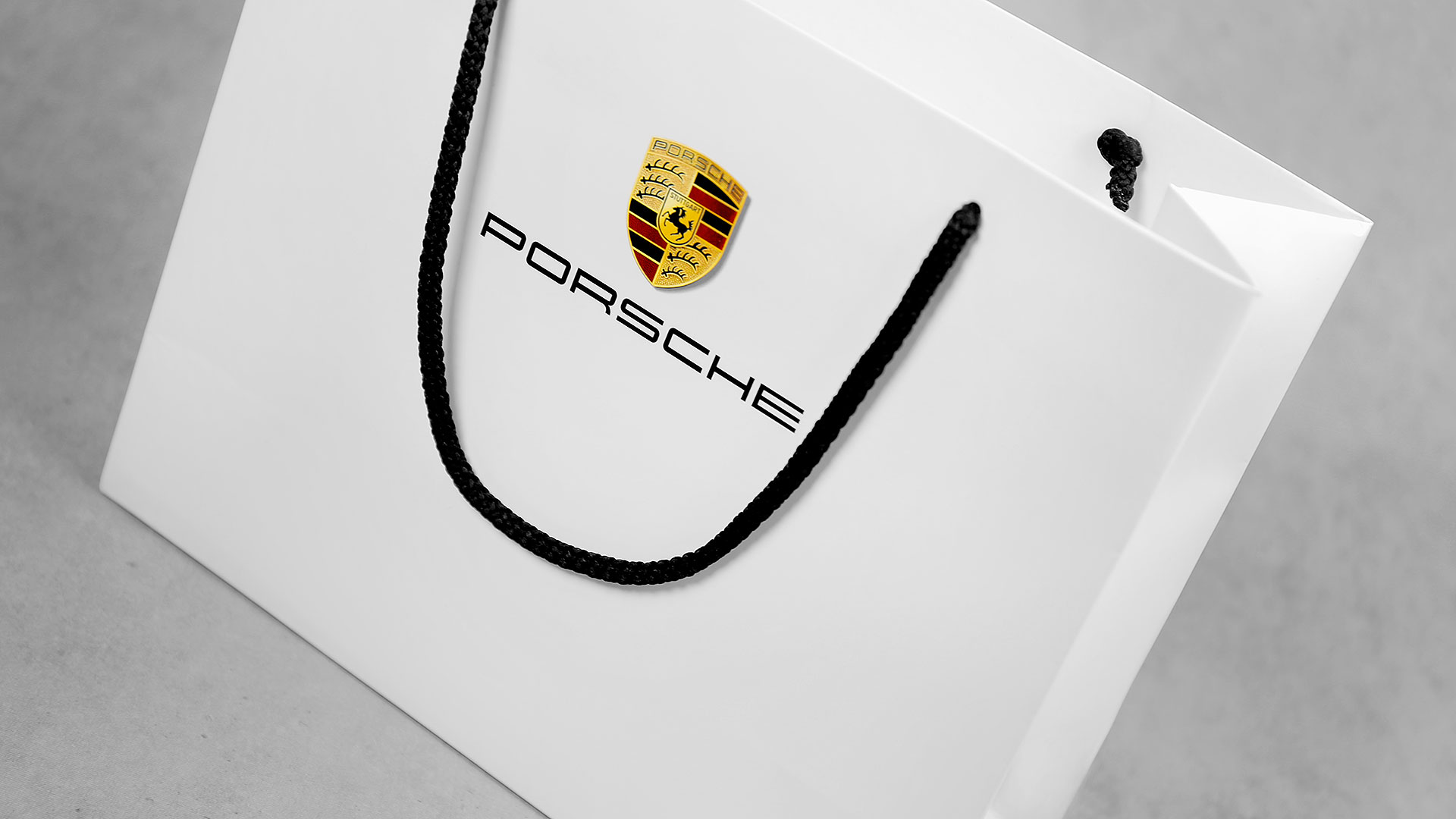Dāvanu iepakojumu maisiņu apdruka Porsche
