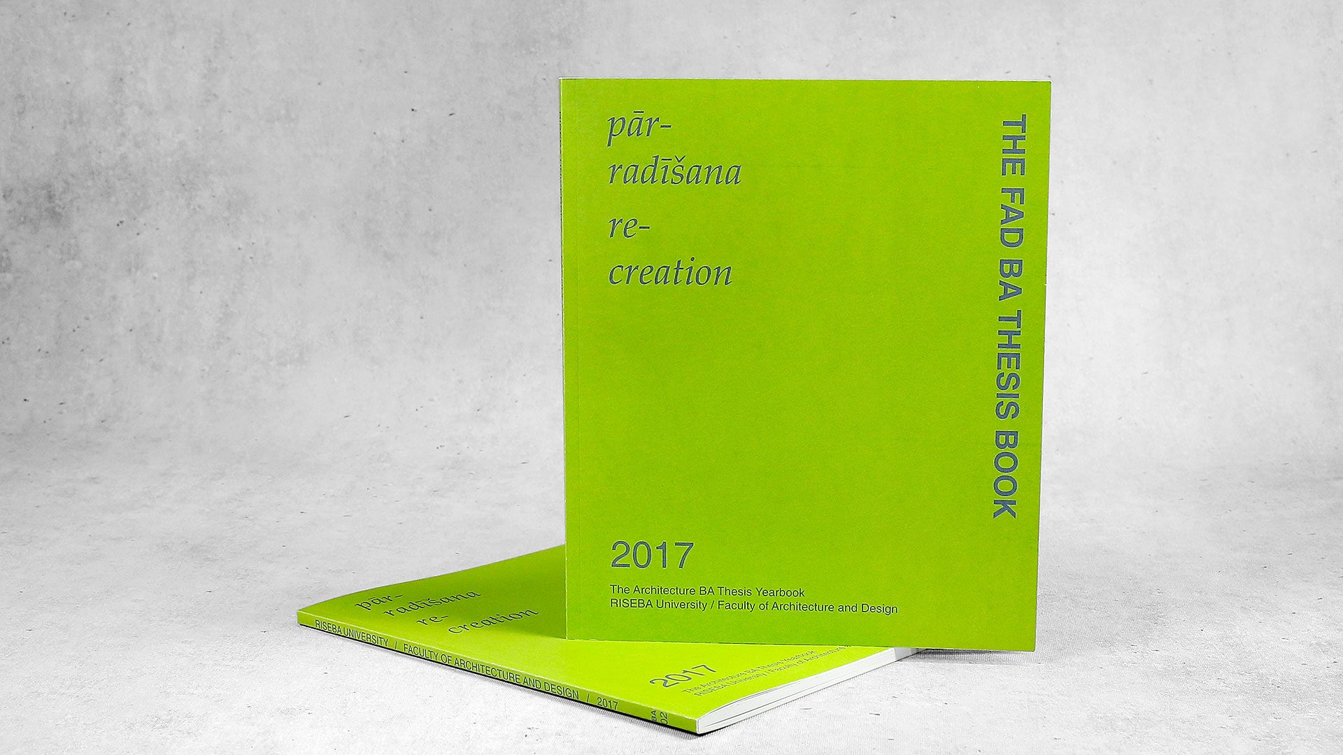 Reklāmas brošūru druka Thesis book